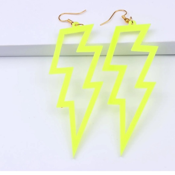 NWT/6 pe Lighting Bolt Earrings - Picture 5 of 9